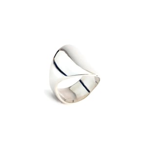 Custom triangle ring | Ring Triangular | Wide Silver Ring &quot;Triangular Auras&quot;