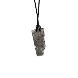 Custom Mens Necklace | Necklace Man Silver | Double-Side Pendant &quot;Roswell&quot;
