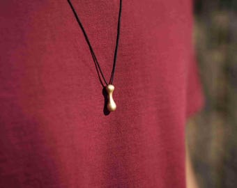 Handgefertigte Silber Anhänger Halskette für Männer: Bold Design