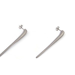 Custom long bar earrings image 10