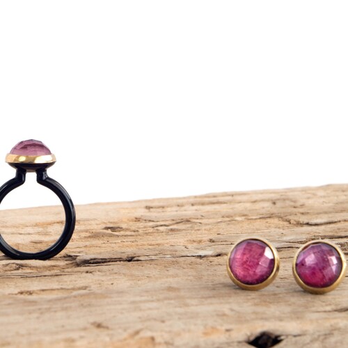 Handmade ruby shops ring unique gem rings