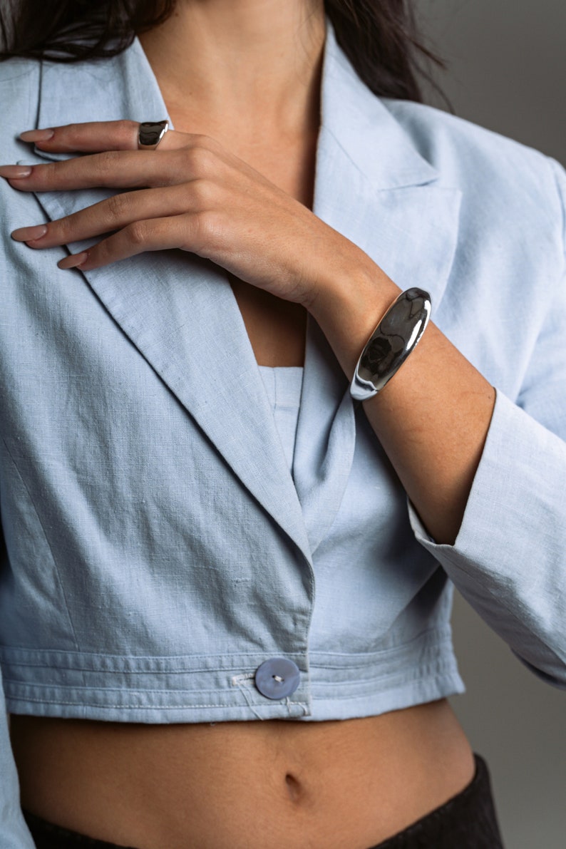 Handmade dome cuff bracelet shops
