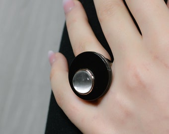 Custom selenite ring