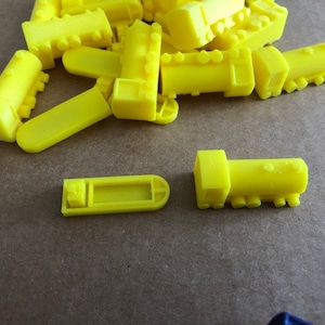 Brass board game barges and trains