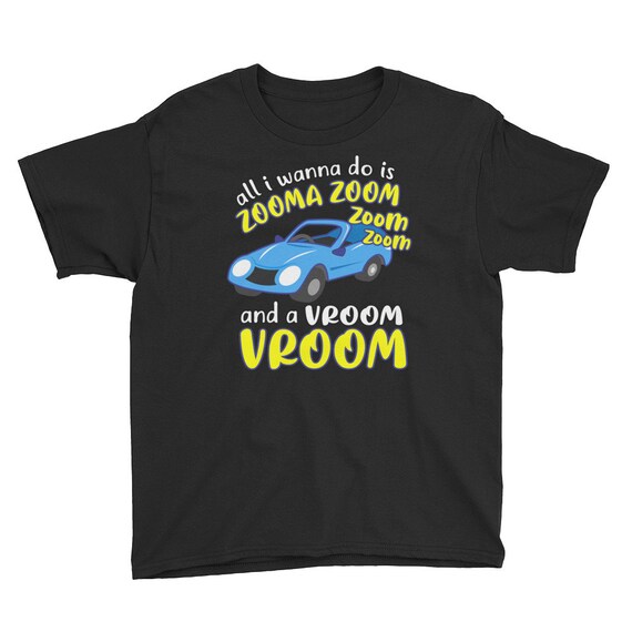 Toy Car Zoom Zoom Vroom Vroom Shirts For Kids Kids Clothes | Etsy