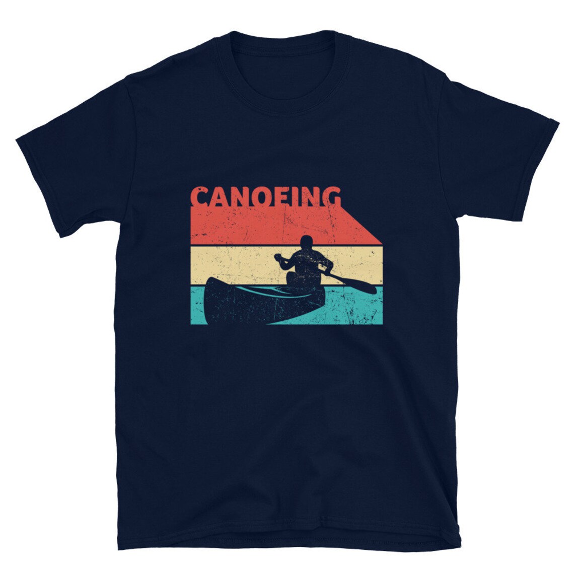 Canoe Shirt Retro Vintage Canoeing Outdoor Shirt Shortsleeve Etsy