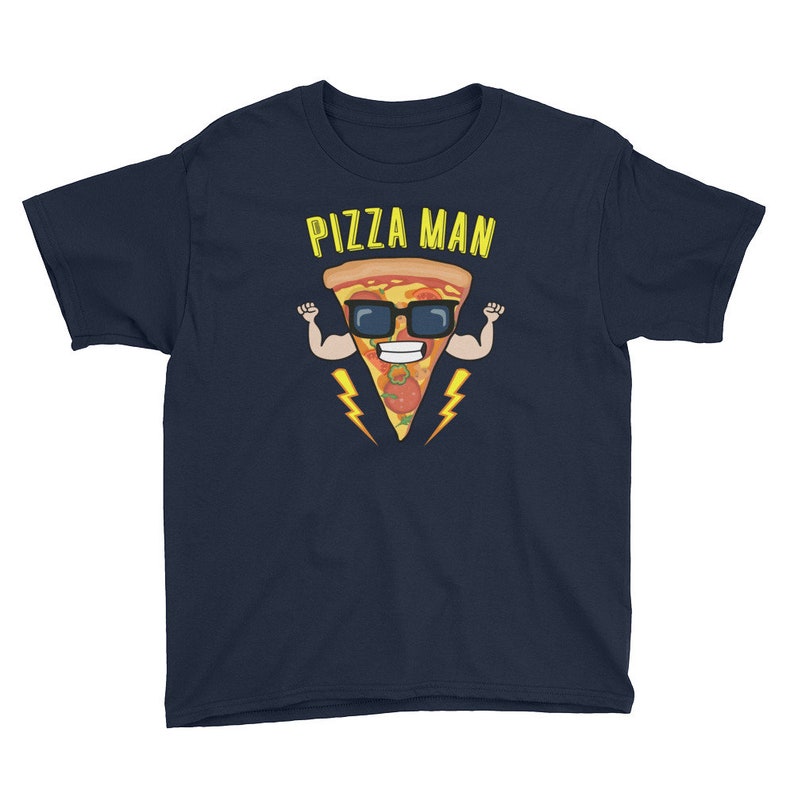 Shirts For Kids Pizza Man Pizza Shirt Summer Gifts For Kids Etsy