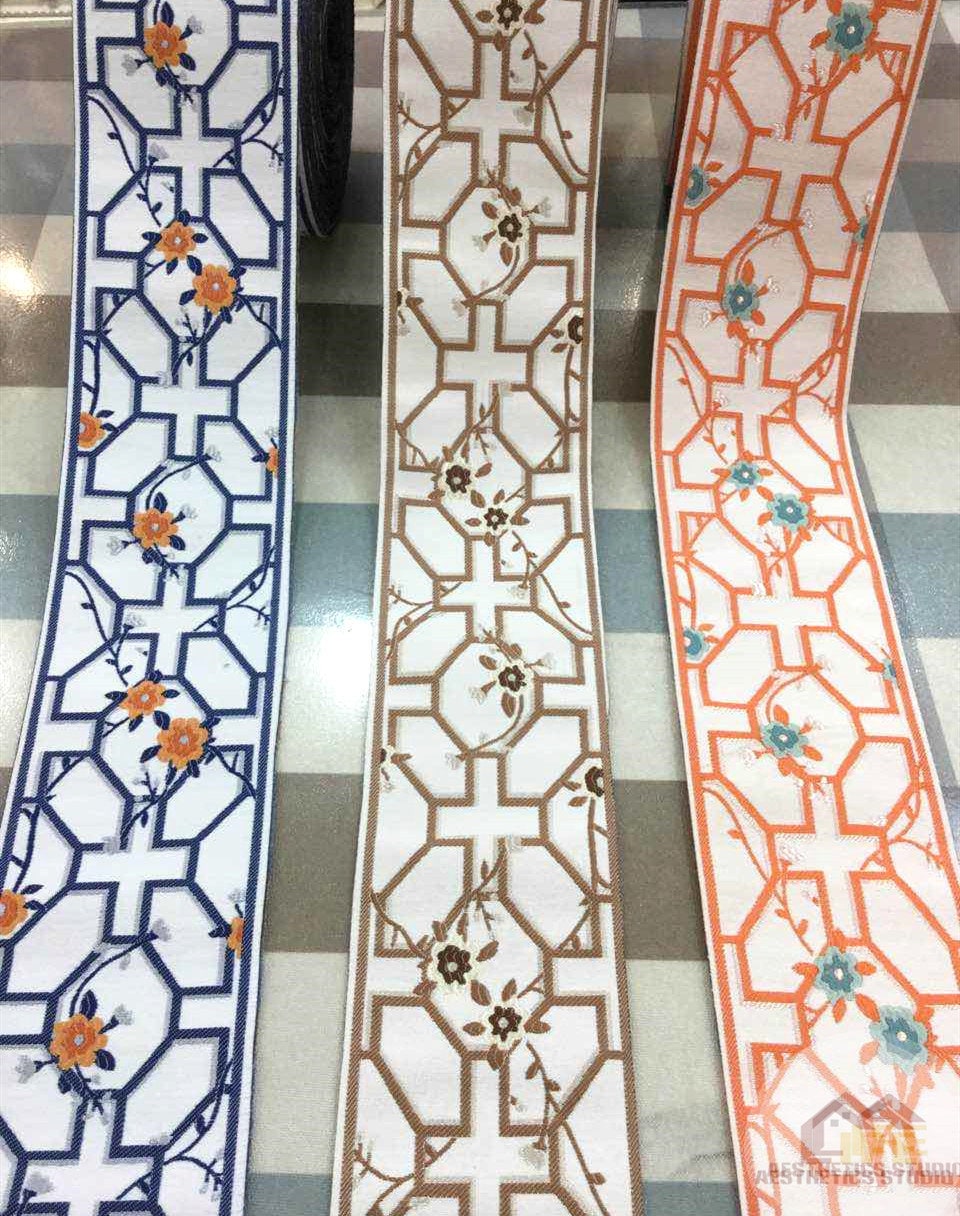 Jacquard Trim Curtain Trims Decorative Fabric Trim for Etsy