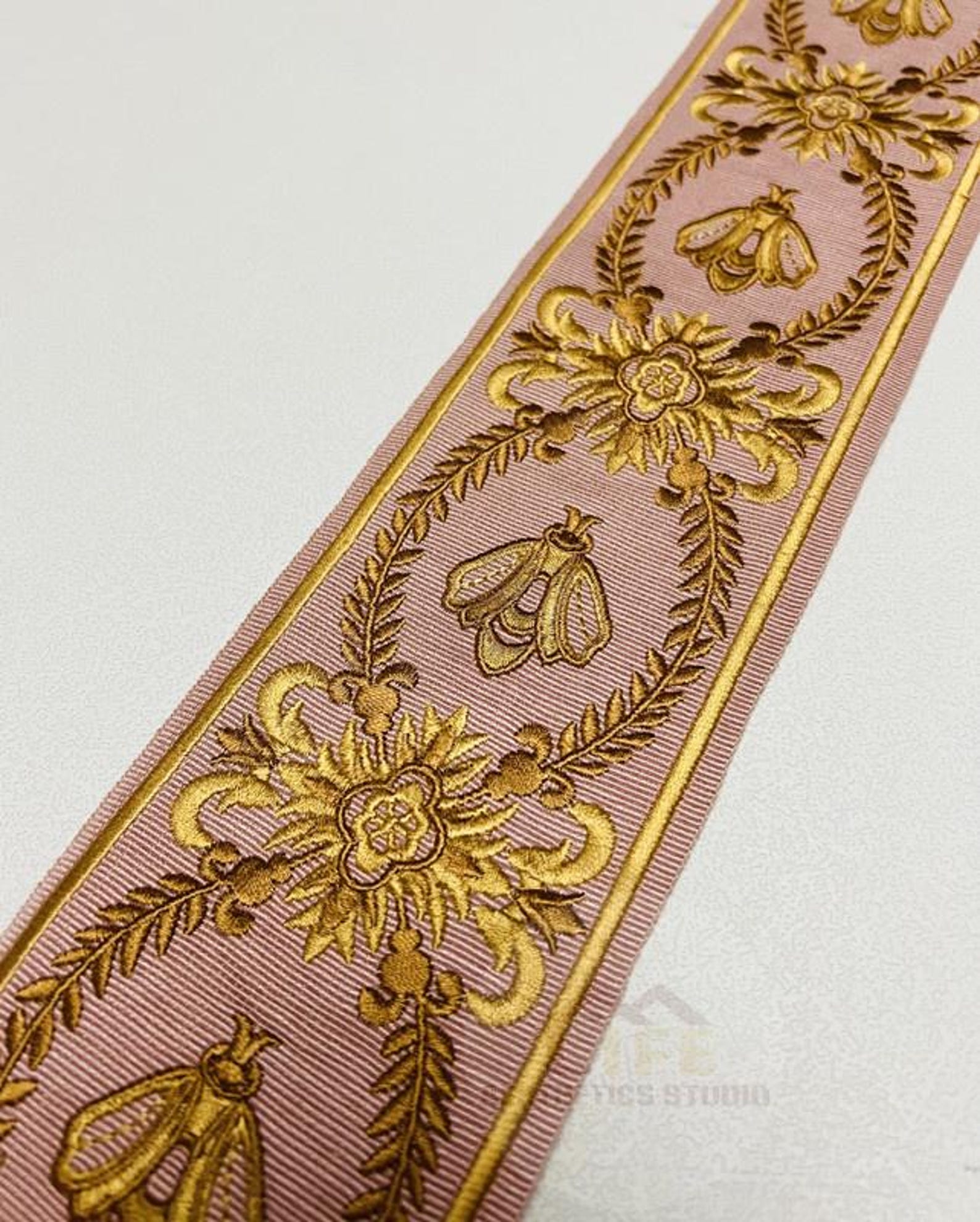 Bee Flower Curtain Trim Tape, Trim Sold by the Yard,decorative Drapery ...
