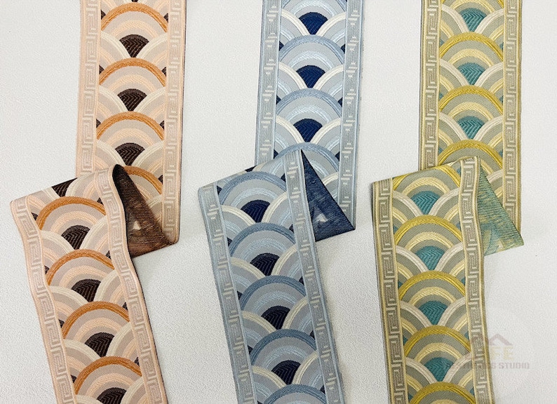 Jacquard Curtain Trim Curtain Trim Tape drapes Decorative Etsy