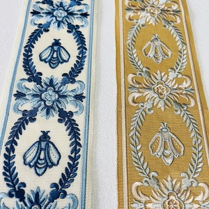 Bee Blume Vorhang Zierband, Vorhang Zierband, dekorative Vorhang Zierband, Zierleiste für Vorhänge, Stickerei Zierband