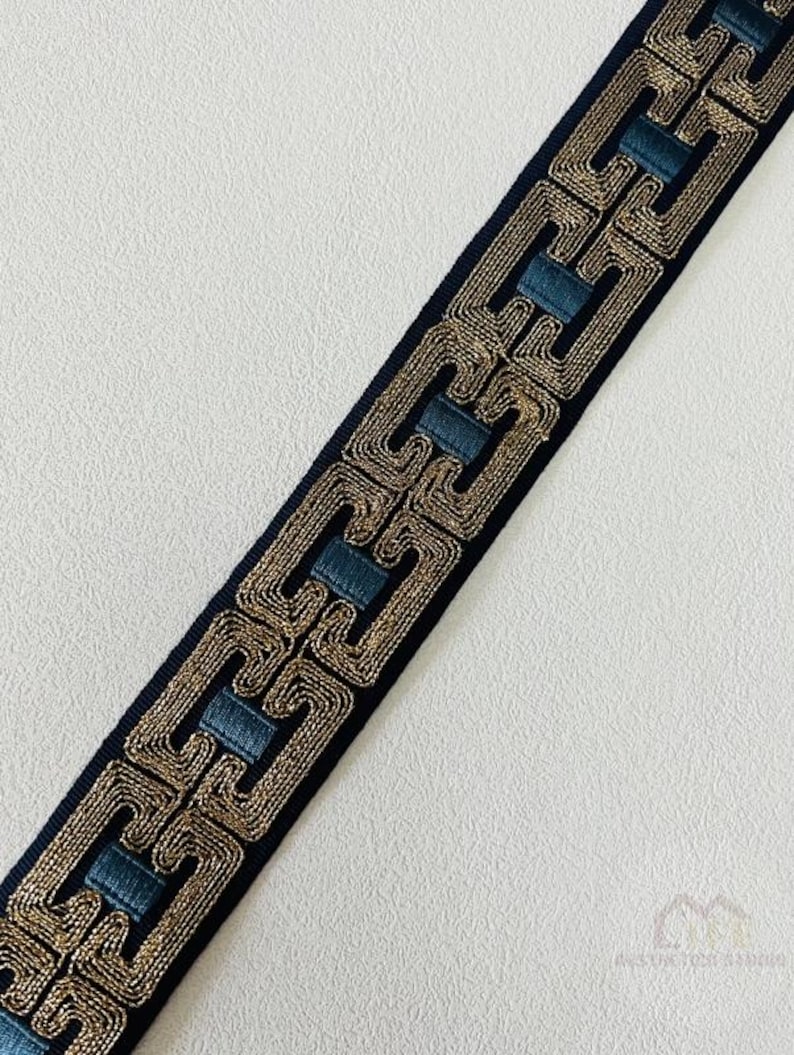 1.9“ Black White Decorative Ribbon Sold by the Yard ,upholstery ...