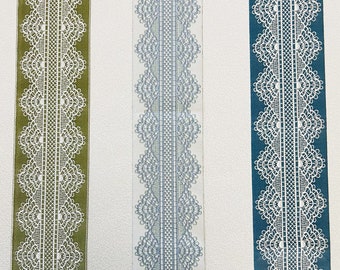 2.7" 7cm Upholstery Trims，Drapery Trim Fabric Border By the Yard,  Decorative Trim for Curtains