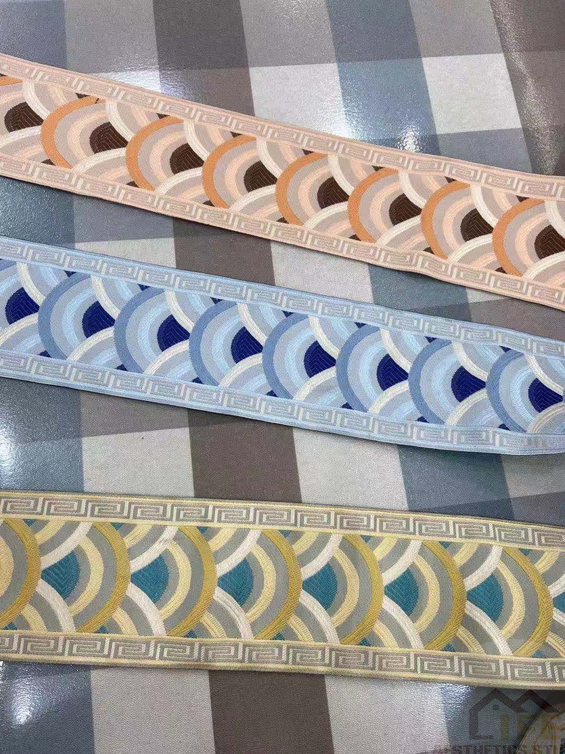 Jacquard Curtain Tape Curtain Trim Tape Ribbon Trim Drapes Etsy Canada