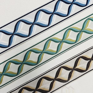 Gradient Color Trim Tape Curtain Trim for Curtains Ribbon Trim Curtains Border Trim Jacquard Border Trim By the Yard