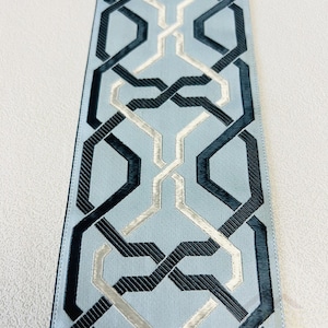 Blue Trim Tape, 3.1&quot;Curtain Trim ,Decorative Trim for Curtains,Drapery Trim Tape ,Upholstry Trims By the Yard