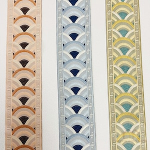 Jacquard Curtain Trim, Curtain Trim Tape ,Drapes Decorative Trim, Ribbon Trim for Curtains ,Boder Trim By the Yard