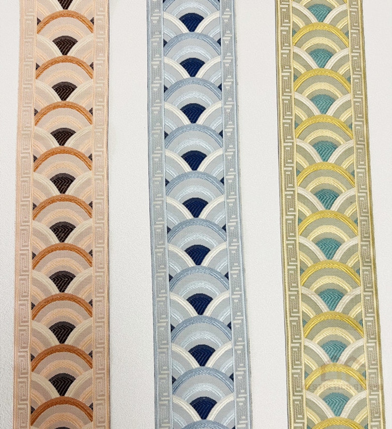 Jacquard Curtain Trim Curtain Trim Tape drapes Decorative Etsy