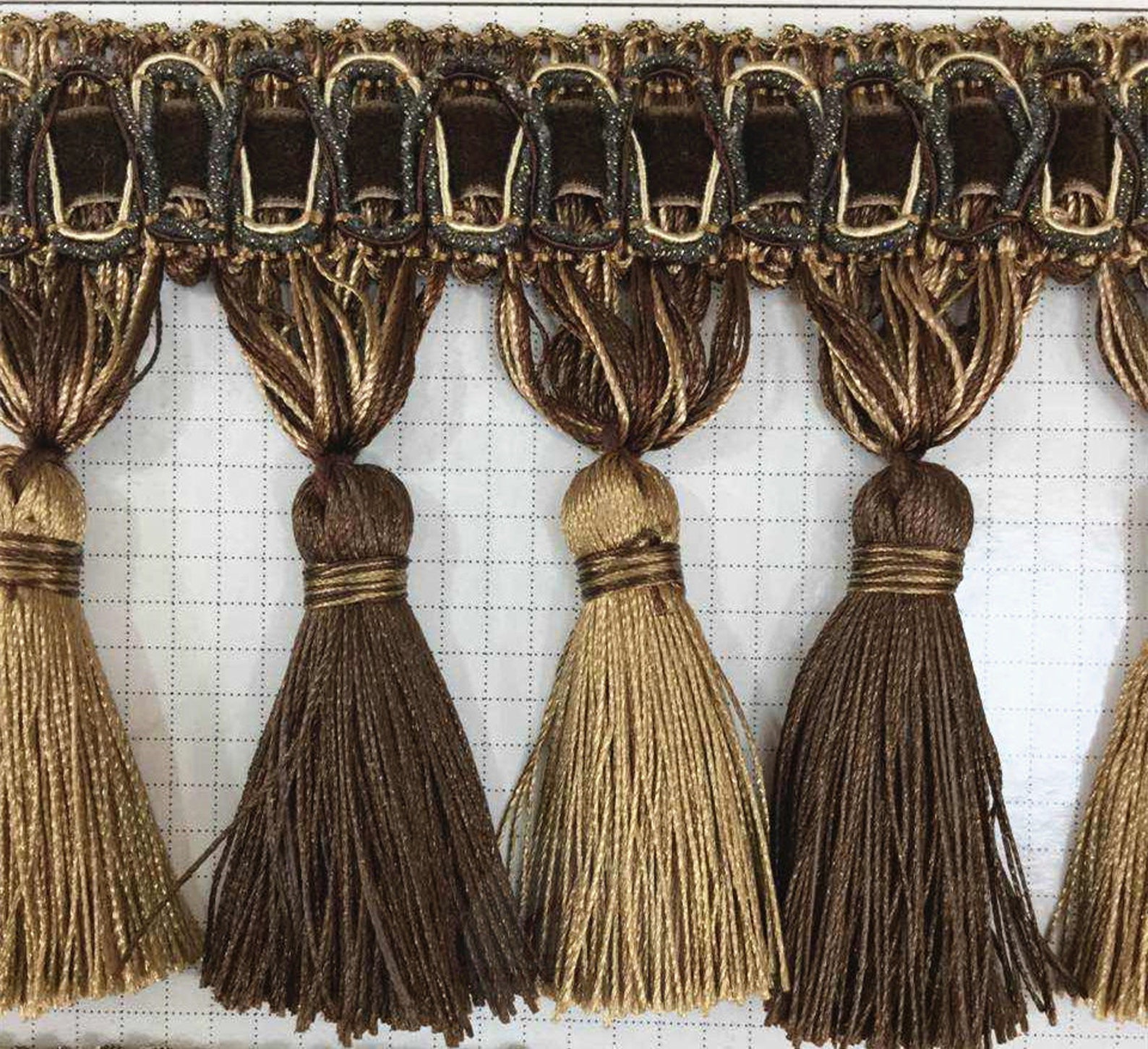 13 YARDS CURTAIN TASSEL Trim for Curtain Fabric Sewing Etsy