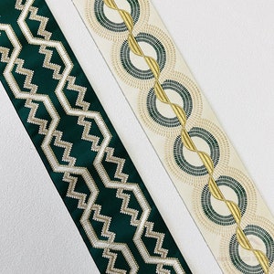 3.1&quot;8cm Width Curtain Border ,Drapery Trim, Upholstery Trims,Fabric Trim for Curtains, Embroidery Trim By the Yard