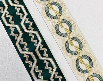 3.1"8cm Width Curtain Border ,Drapery Trim, Upholstery Trims,Fabric Trim for Curtains, Embroidery Trim By the Yard