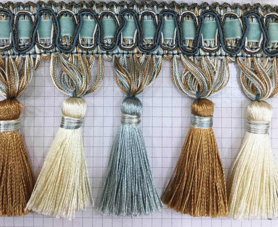 13 YARDS CURTAIN TASSEL Trim For Curtain Fabric Sewing Etsy