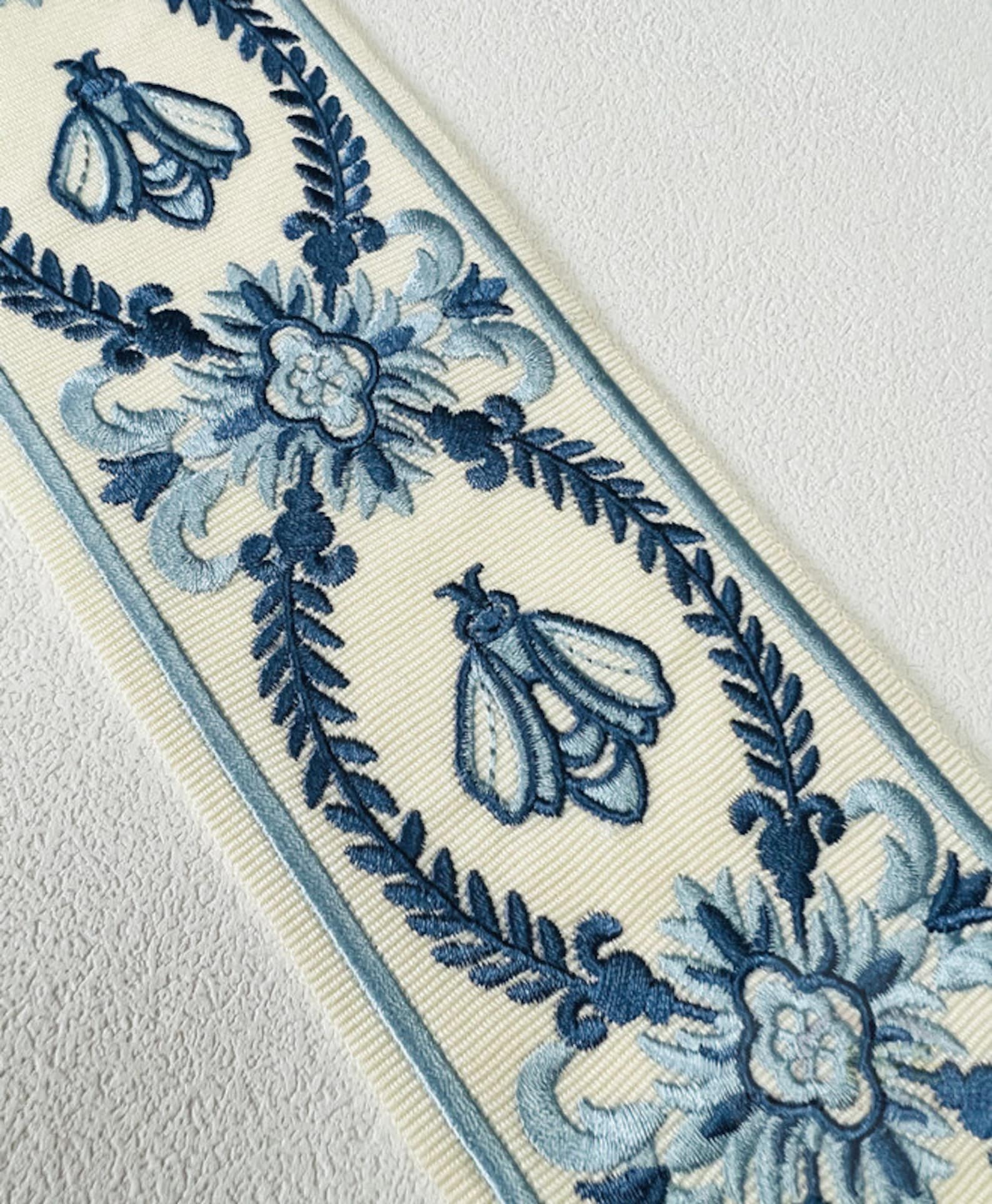 Bee Flower Curtain Trim Tape, Trim Sold by the Yard,decorative Drapery ...