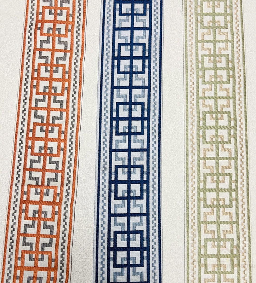 Fretwork Jacquard Trim Curtain Trim Decorative Fabric Trim for Curtains