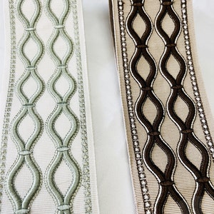 Embroidery Drapery Trim Tape, 2.9