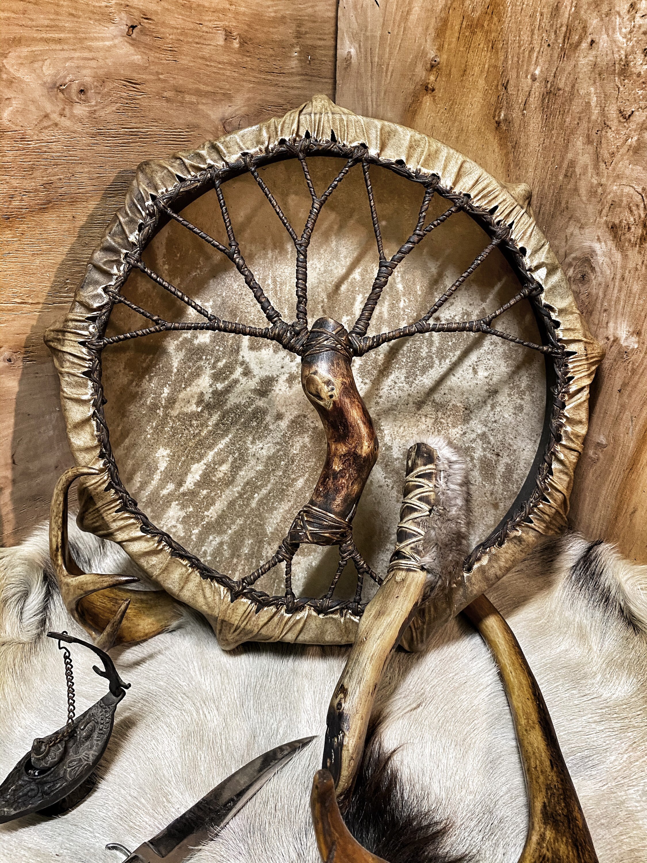 Ritual Shaman Drum 16' shamanic drum Siberian shamanic Etsy