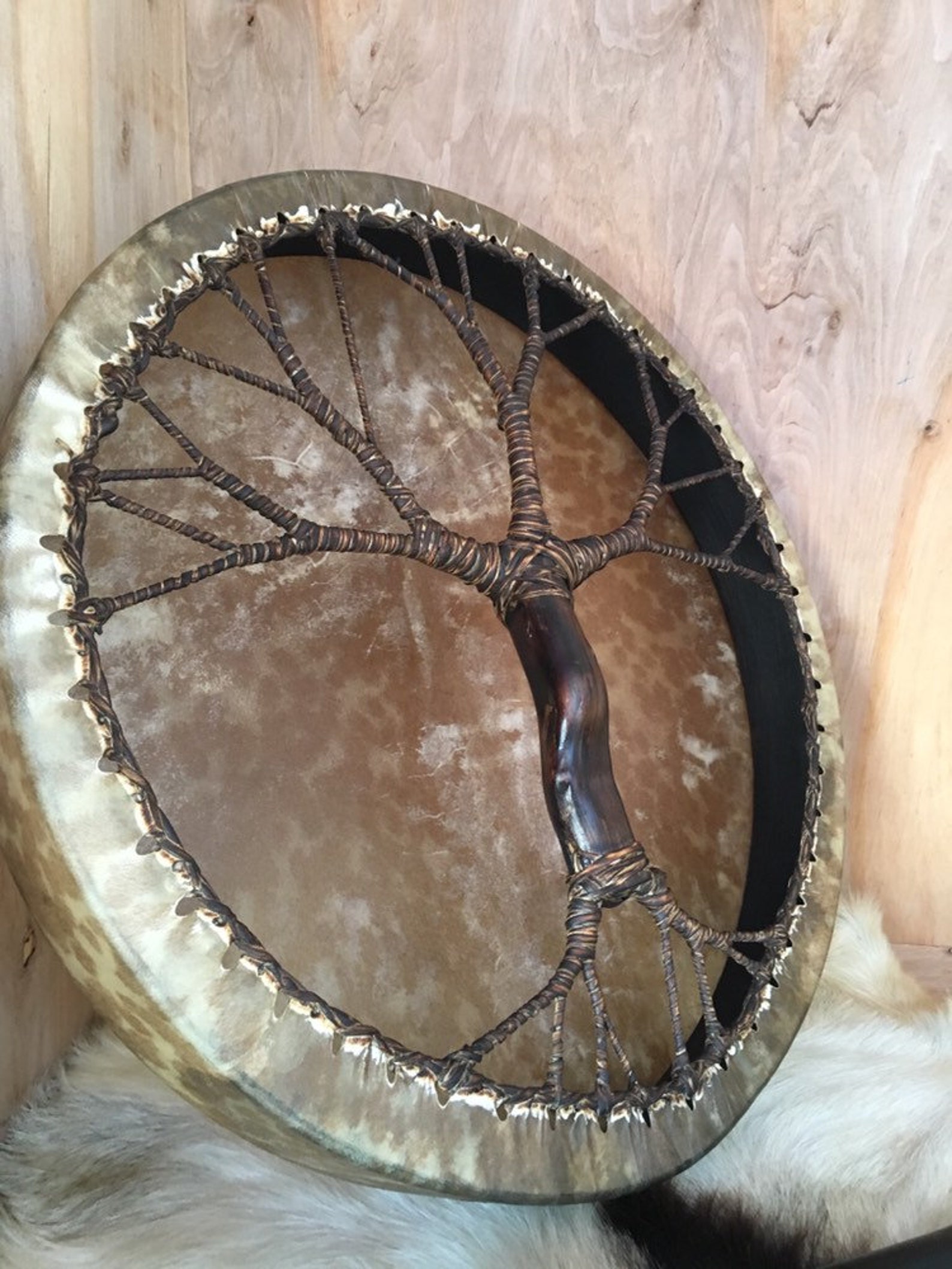 Shaman drum 20' Tree of life Shamanic drum. | Etsy