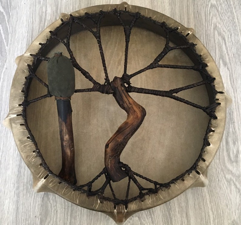 Ritual Shaman Drum 16' Shamanic Drum Siberian Shamanic | Etsy