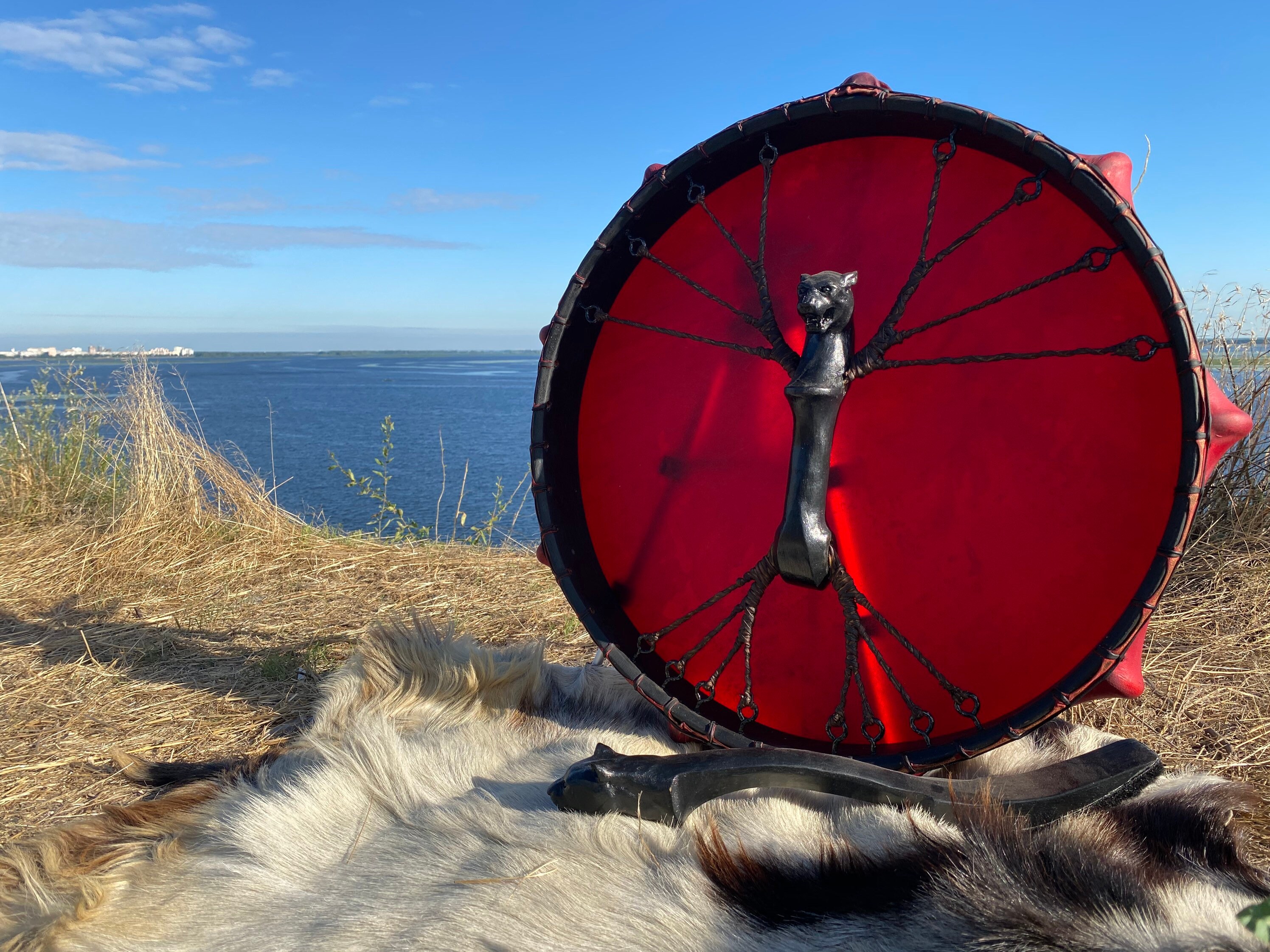 Shaman Drum 20' Siberian drum Jaguar Etsy