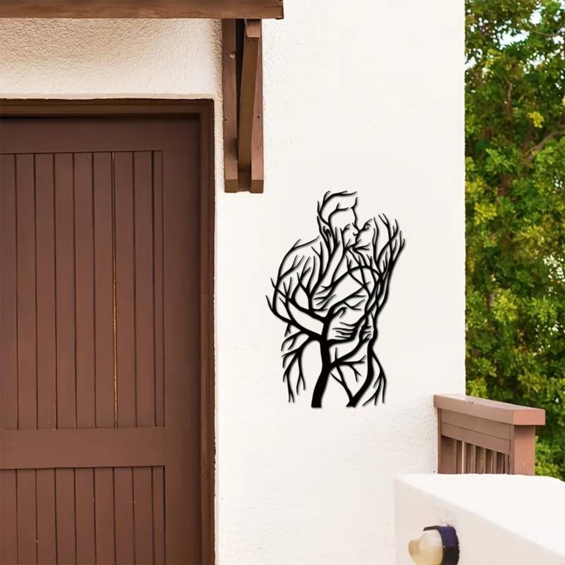 Kissing Man Woman Wall Art Svg,dxf, EPS,AI and PDF Files.plasma Cut ...