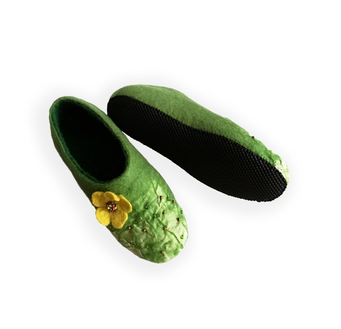 Eco Home Slippers Green House Shoes Gift for Woman Handmade Etsy