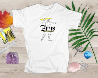 Zeus King Of The Olympus T-shirt or Tote Bag  Personalised Gift