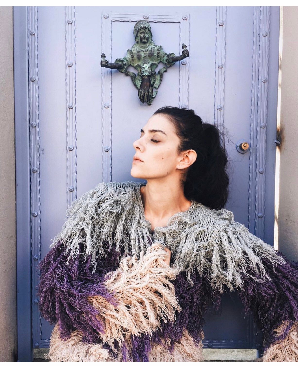 Shaggy fringe best sale coat