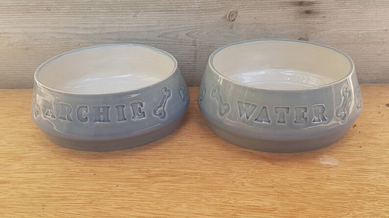 personalised spaniel bowls