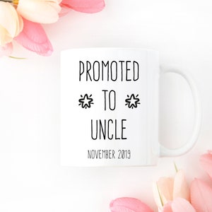 Baby Announcement Uncle Mug, Uncle To Be Mug, Pregnancy Announcement Uncle Mug, New Uncle Gift, Promoted To Uncle Mug