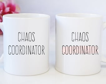 Girl Boss Mug, Boss Babe Mug, Boss Lady Mug, Funny Mum Mug, Work From Home Mug Gift, Chaos Coordinator Mug, New Business Owner Gift Mug