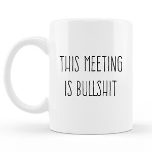 Work from home mug, Zoom Meeting mug, Teams Meeting Mug, Lockdown mug, Funny Work Mug, Work From Home Gifts, Working From Home Mug image 2
