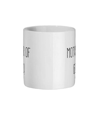 Tazza Da Caffè Funny Line Of Duty Ted Hastings "Mother Of God" - 325 Ml, Ceramica, Regalo Per Fan Della Serie, Confezione Antishock