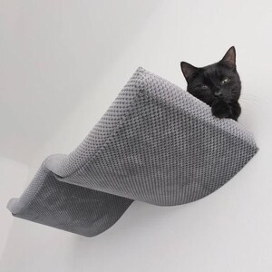 Large Cat Wall Shelf – Treat Your Kitty to a Cozy Hammock! image 13