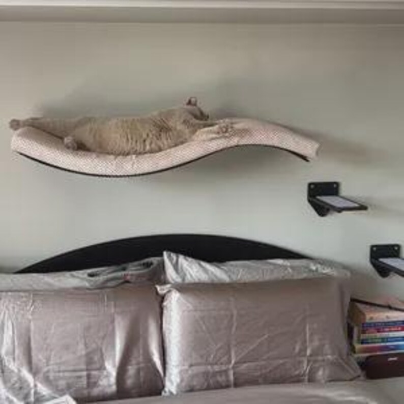 Invisible Fastening Cat Wall Shelf - Easy to Clean & Super Secure Design image 11