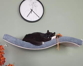 Floating Cat Perch Bed - A Sleek and Modern Resting Place for Your Beloved Pet