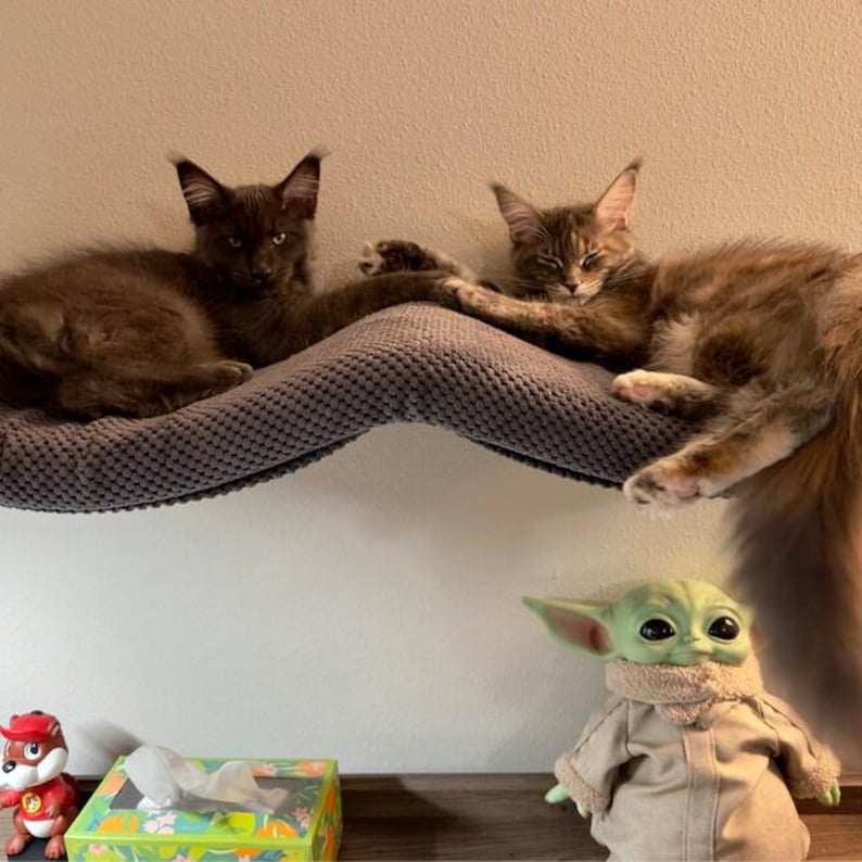 Large Cat Wall Shelf – Treat Your Kitty to a Cozy Hammock! image 14