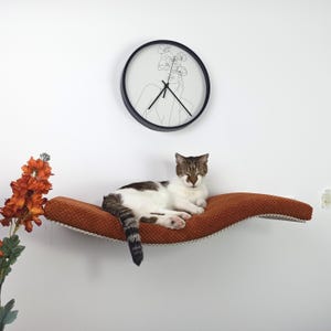 Cat bed Wall Mounted Floating Perch shelf With removable and washable Pillow,  Sleeper Place, Premium Quality Furniture,
