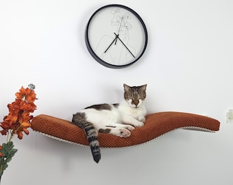 Sleek Cat Bed Shelf: Premium Quality Furniture for Your Feline Friend