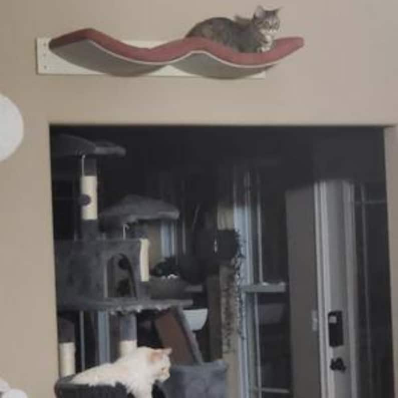 Large Cat Wall Shelf – Treat Your Kitty to a Cozy Hammock! image 12