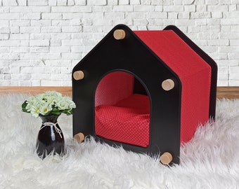 S/M Cat House, Dog House, Pet House, Cat Bed, Dog Bed, Pet Bed, Cat Furniture, Dog Furniture, Pet Furniture, Cat Gift, Dog Gift, Pet Gift